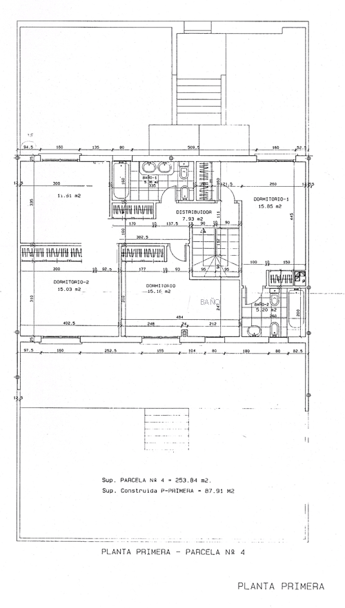 ALQUILER ColladoDelPiornal5 Plano Planta Primera (Dormitorios)